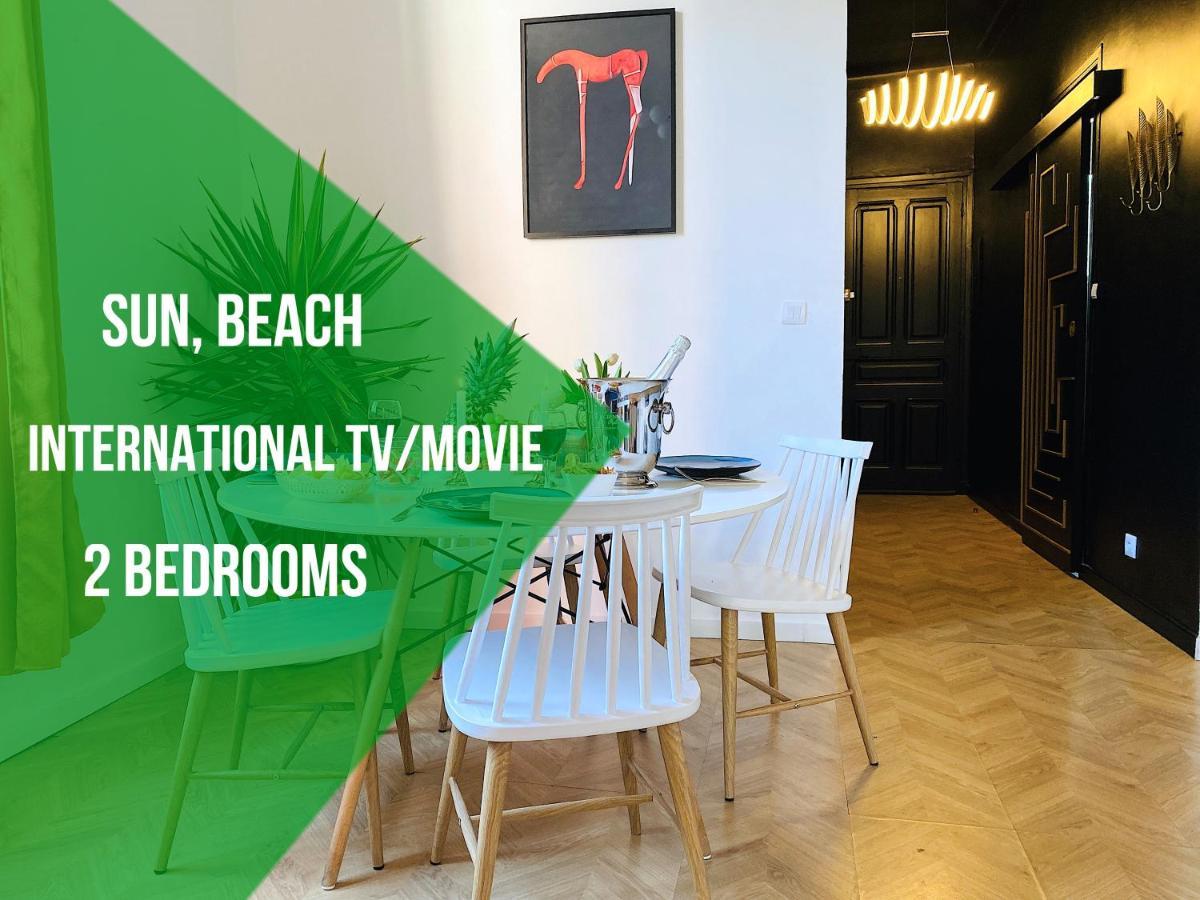 Sea - 2 Bedroom - Kitchen - Wifi - Tramway - Air Conditioner Niza Exterior foto